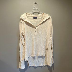 Free People Long Sleeve Collared Tunic